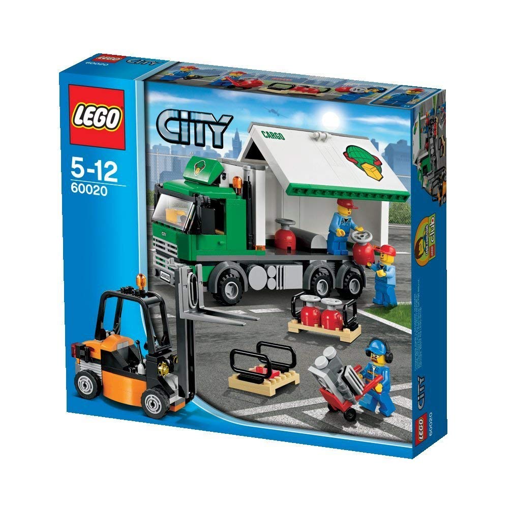 Lego City Airport Lorry With Forklift Truck To Match