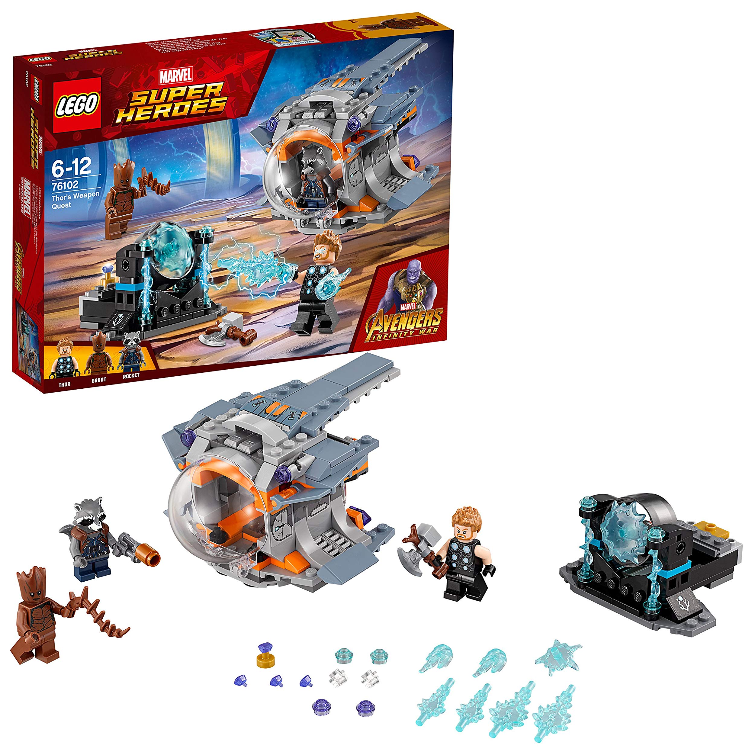 Lego Marvel Super Heroes Thor Force Mission Superhero Toy