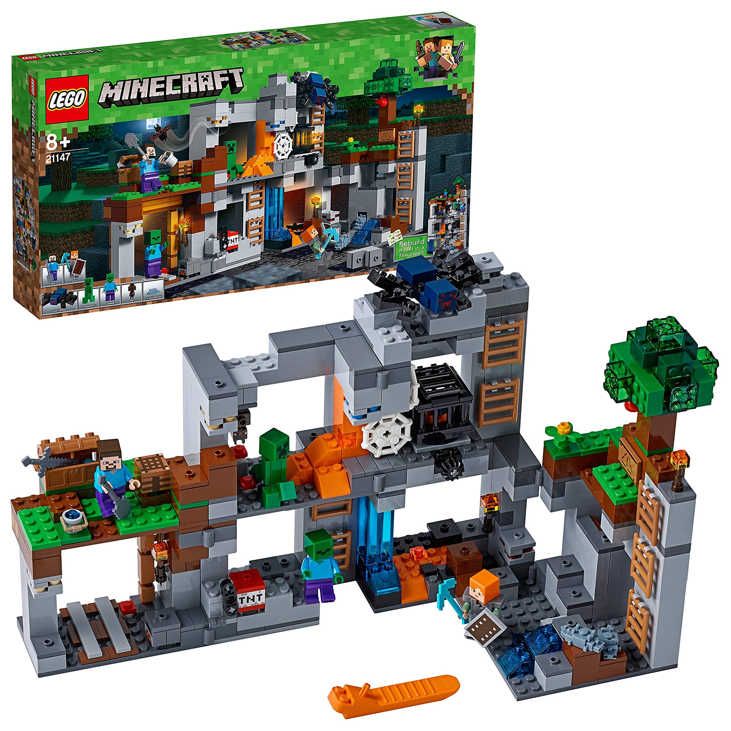 Lego Minecraft Adventures In The Rocks