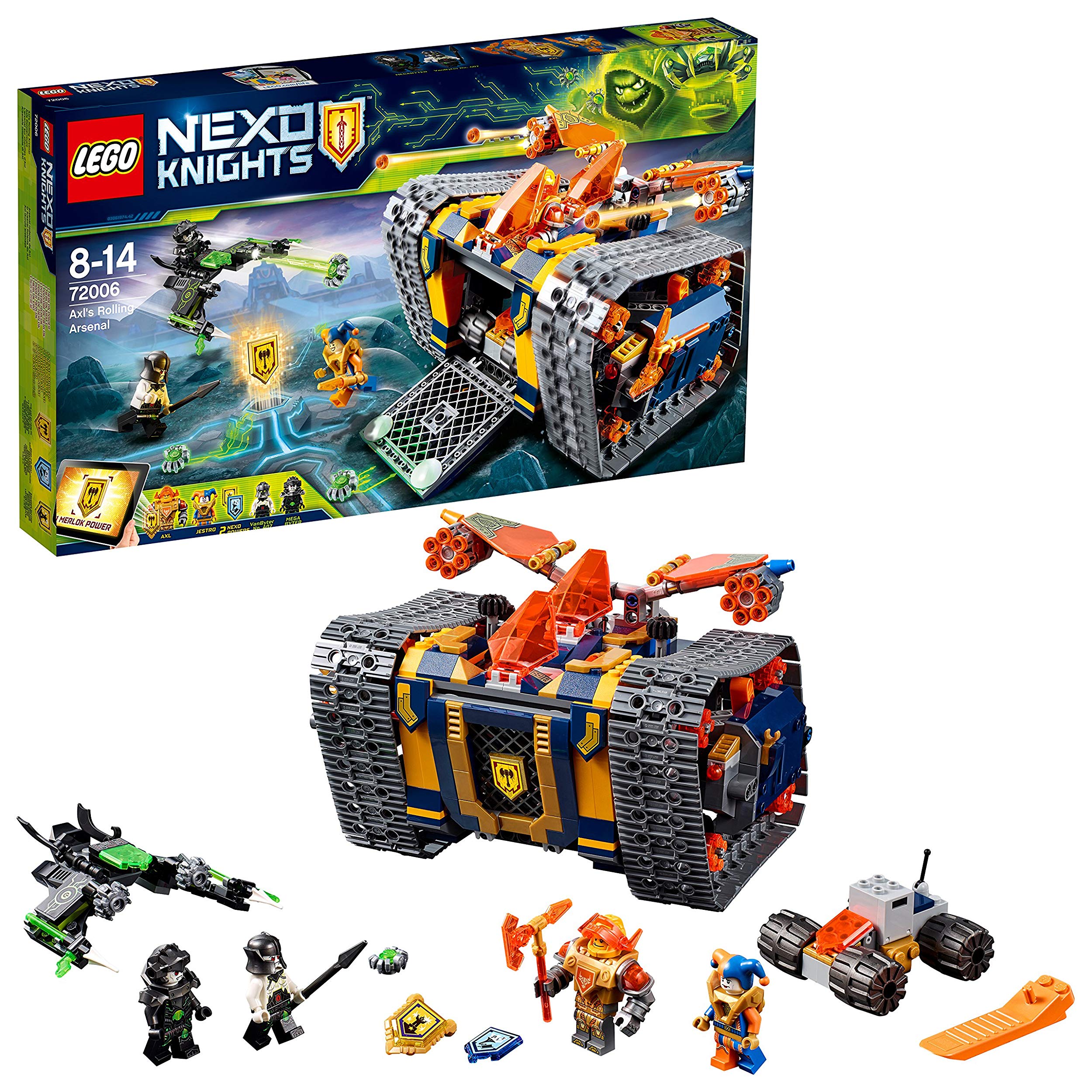 Lego Nexo Knights Axls Donner Caterpillar Popular Toy