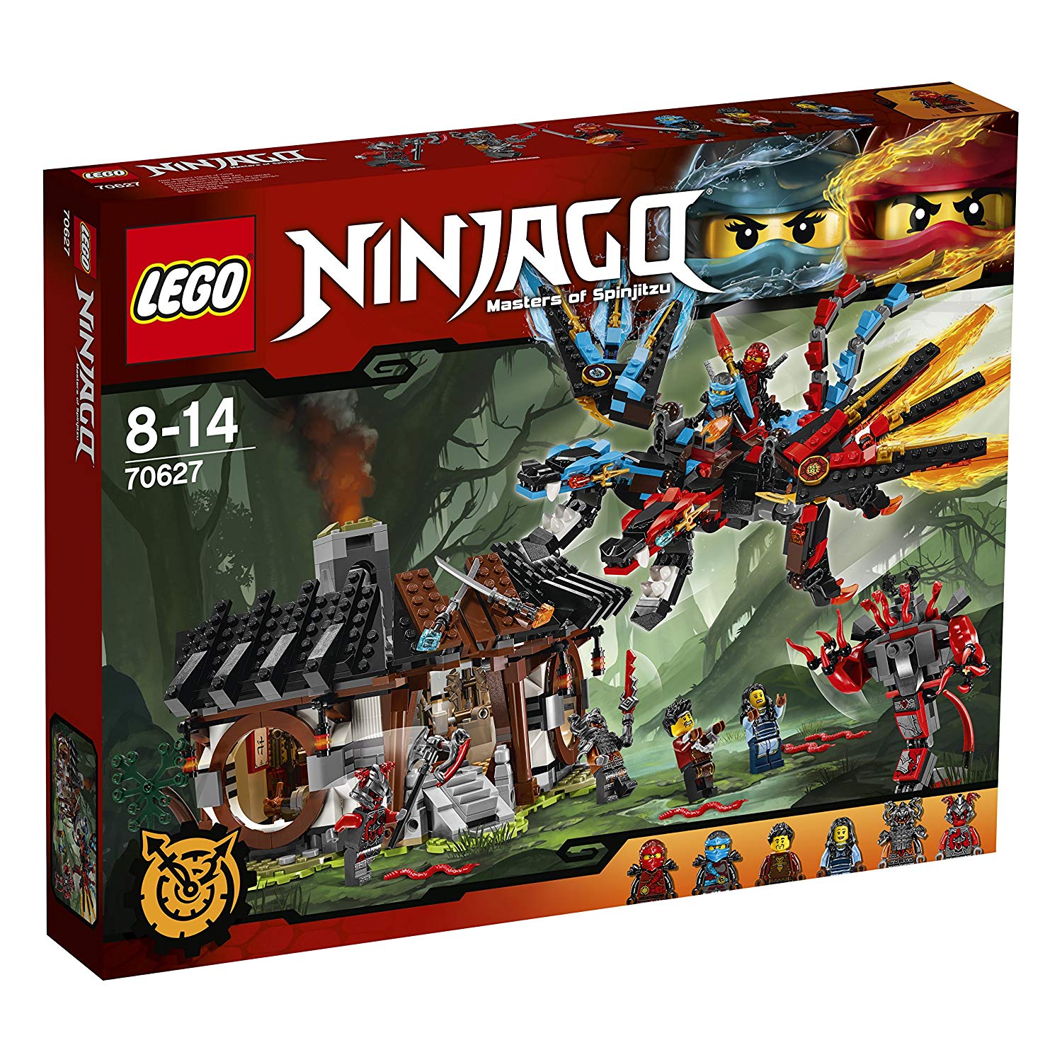 Lego Ninjago 70627 Dragon Forged Fun Toy