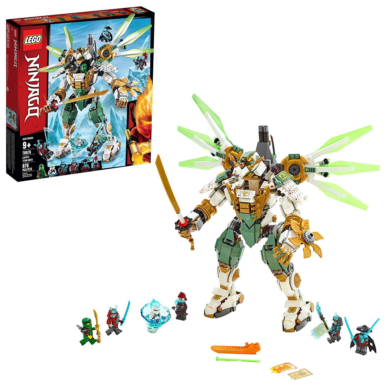 Lego Ninjago 70676 Lloyds Titan Mech (876 Pieces)