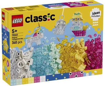 LEGO® CLASSIC Magic Box with transparent bricks