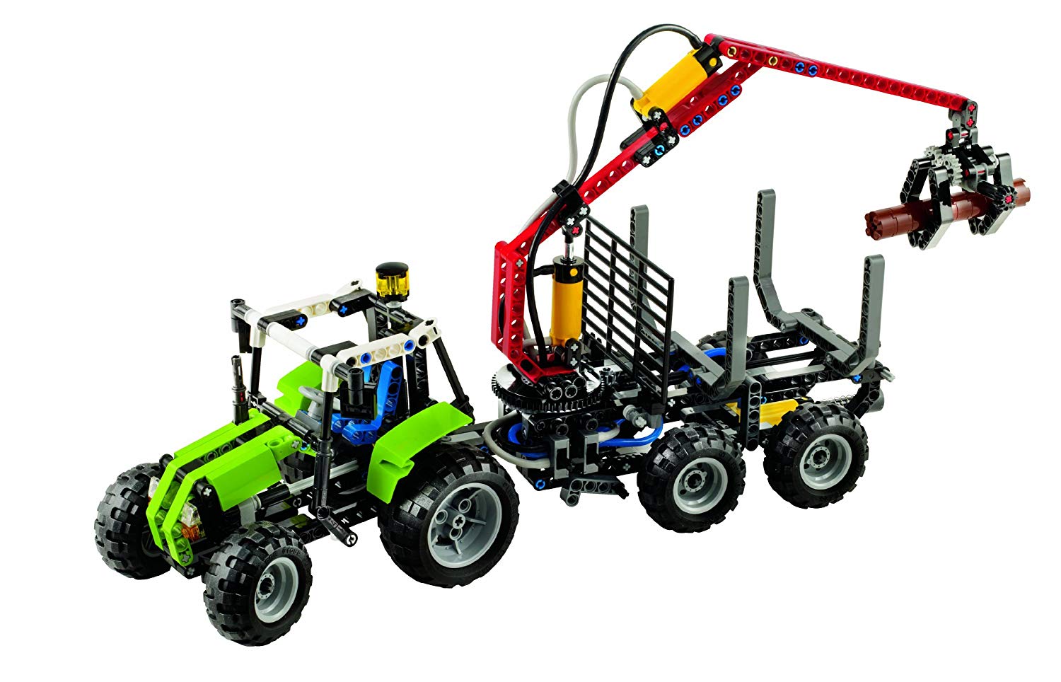 Lego Technic Tractor With Log Loader