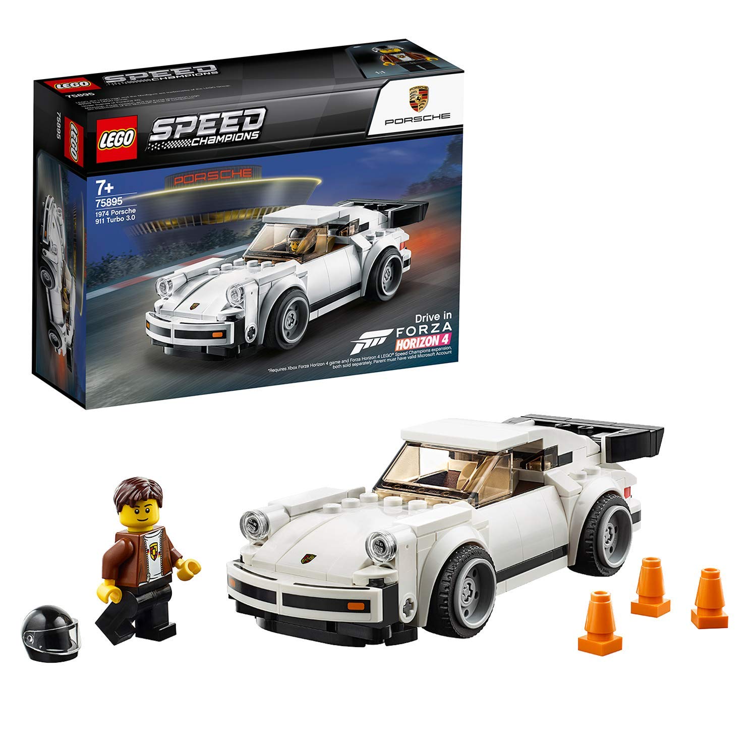 LEGO Speed Champions - 1974 Porsche 911 Turbo 3.0 (75895), Construction Kit