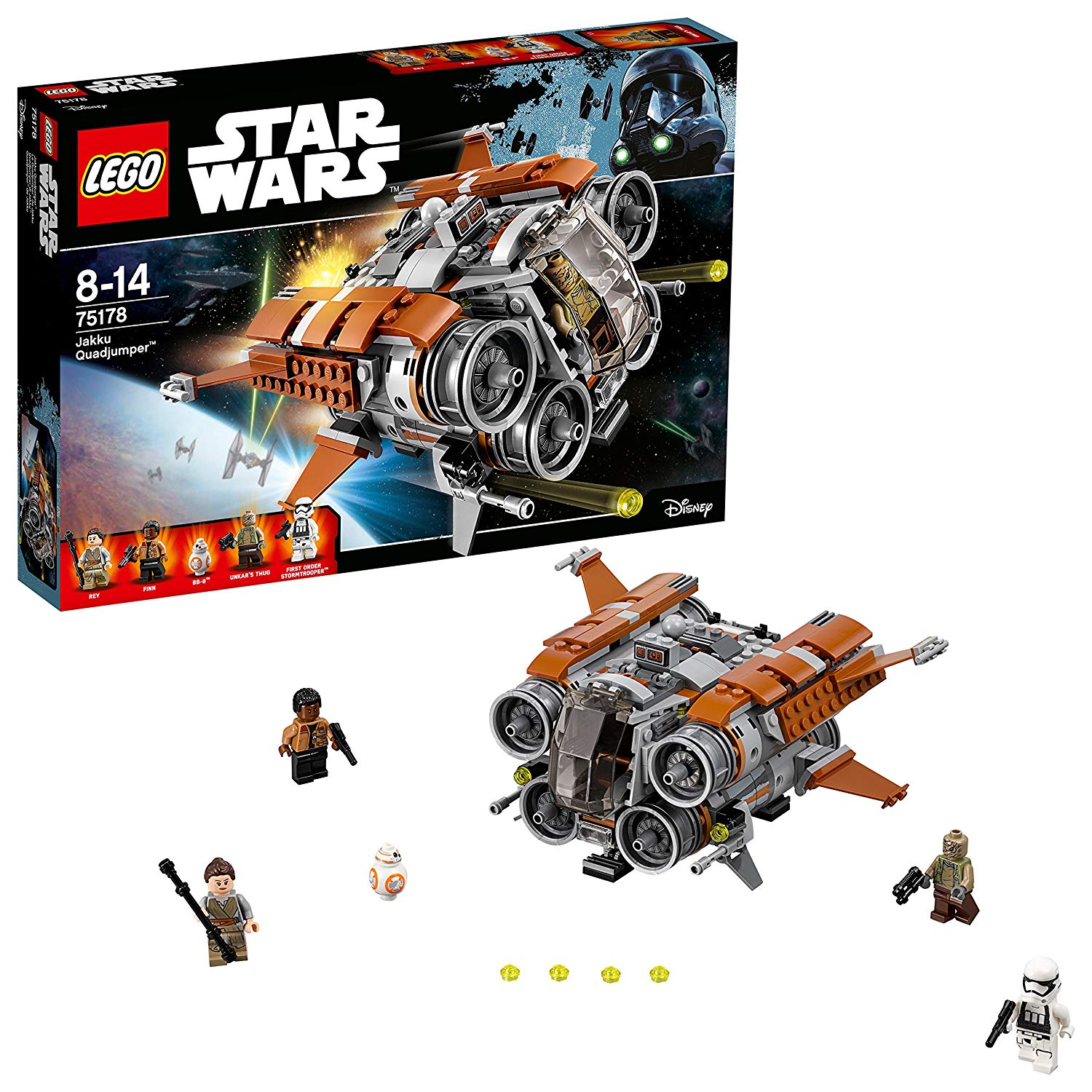 Lego Star Wars Jakku Quadjumper Star Wars Spaceship Toy