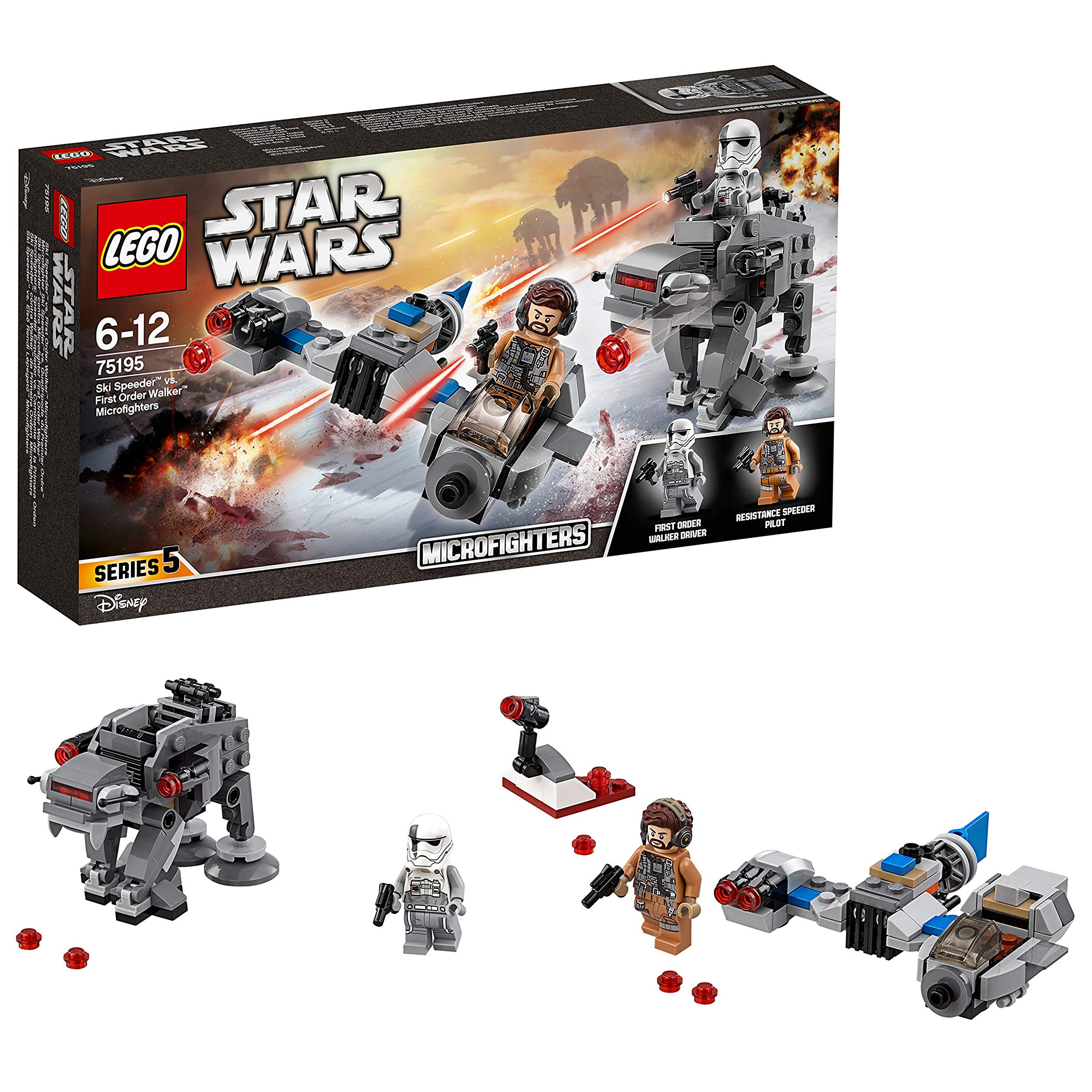 Lego Star Wars Ski Speeder Vs First Order Walker Micro Fighters Toy