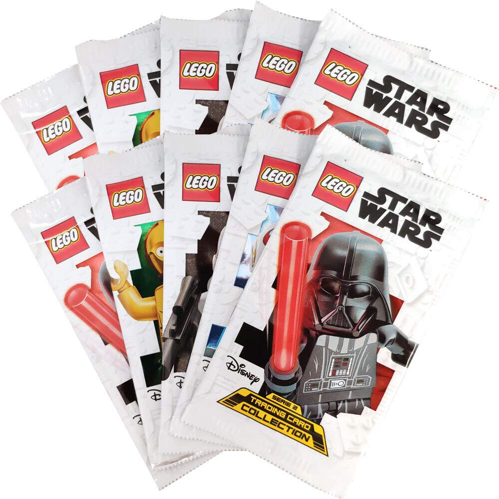 CAGO Lego Star Wars Series 2 Trading Cards 10 Boosters