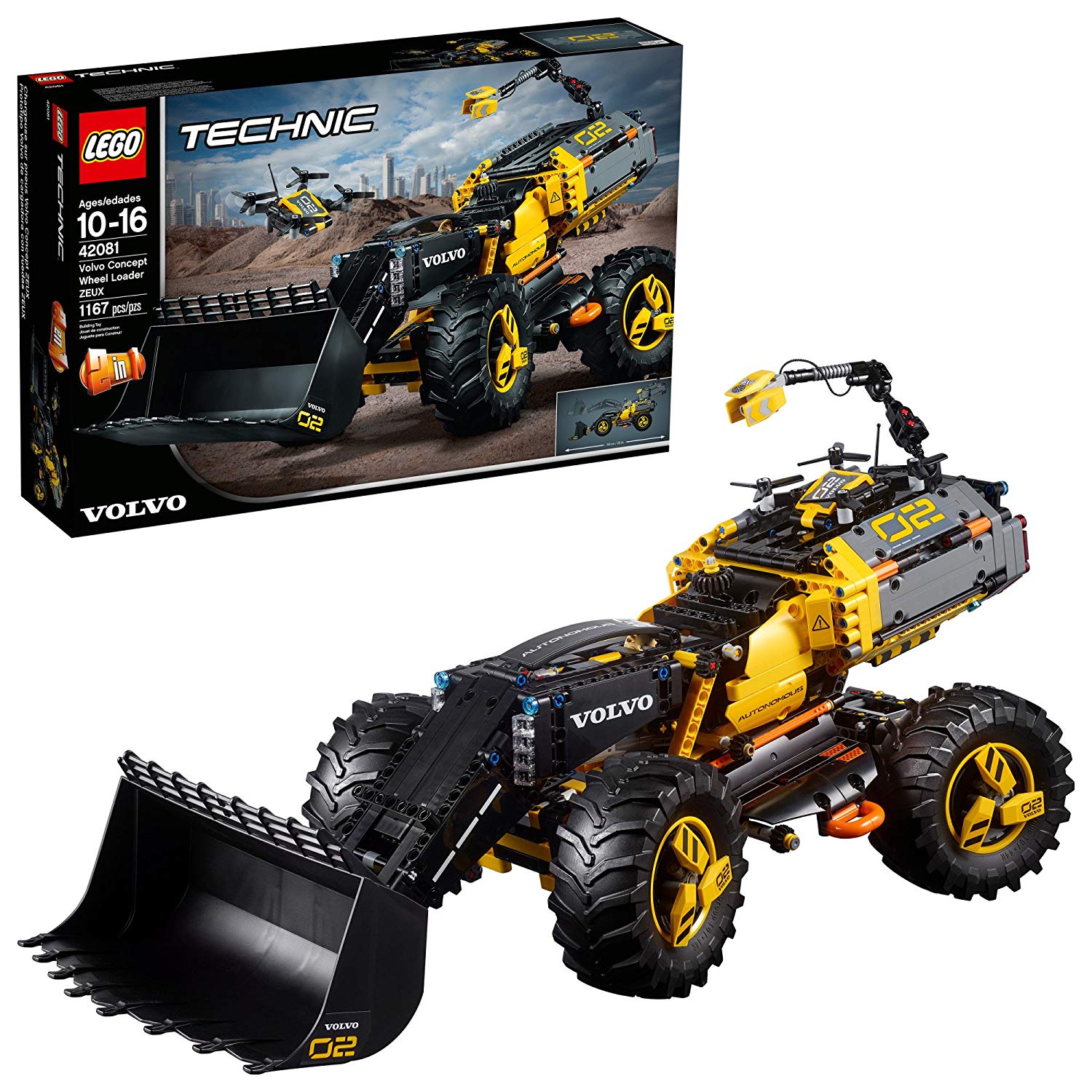 Lego Technic 42081 – Volvo Concept Wheel Loader Zeux (1167)