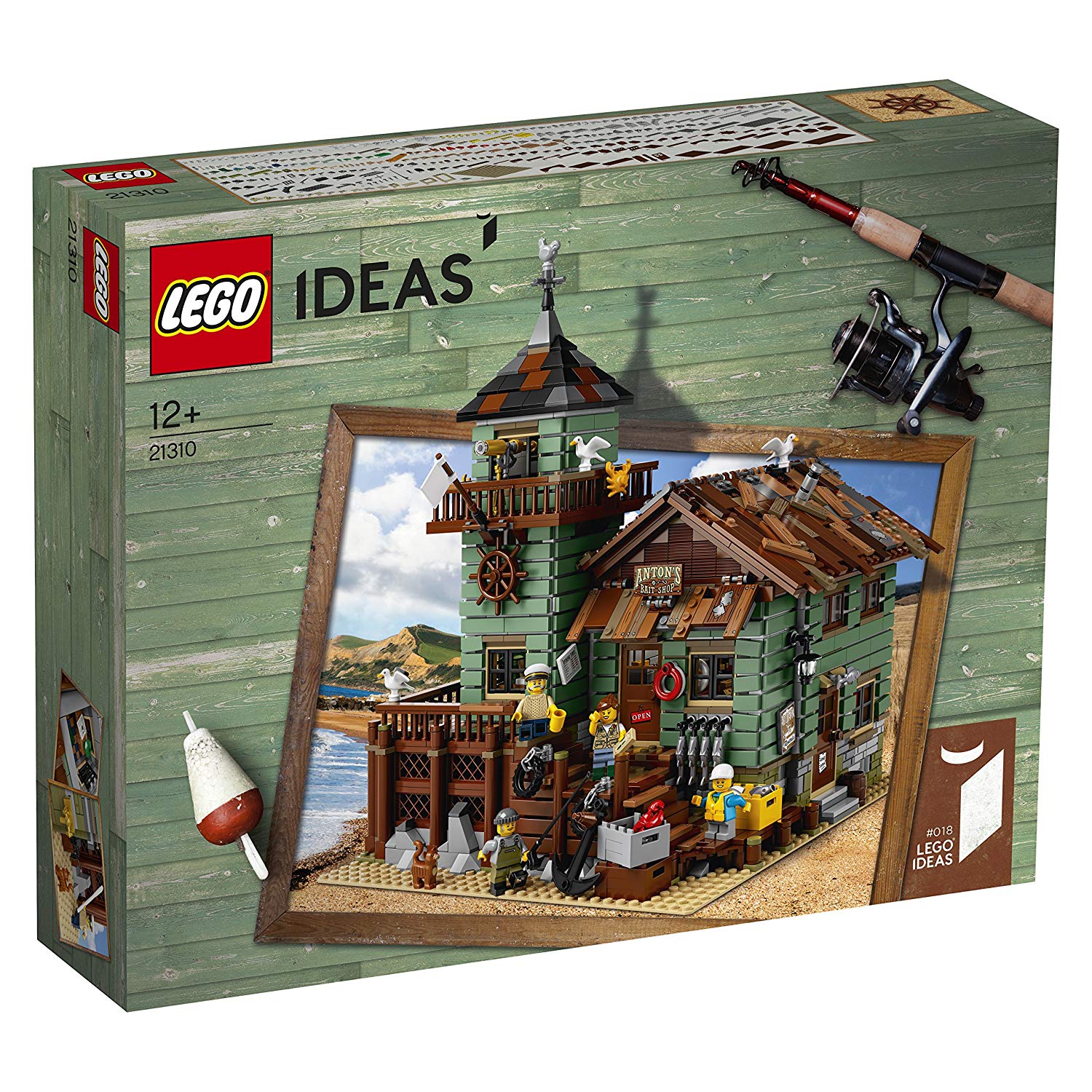 Lego Uk Cm Old Fishing Store Construction Toy