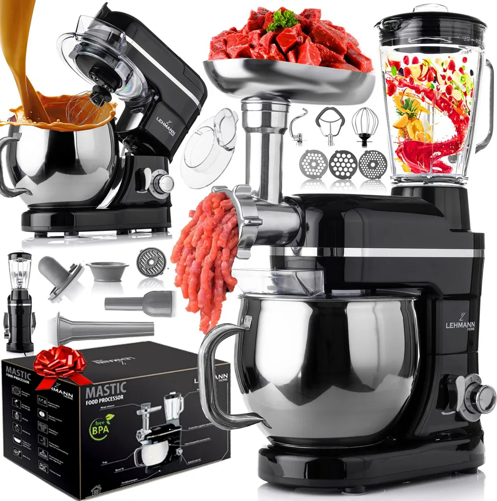 Lehmann Mastic 3000W Efficient Planetary Mixer: Bowl, Mixer, Food Processor