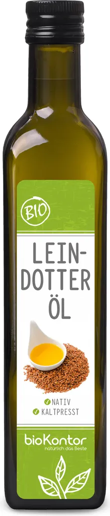 Camelina oil 500 ml I virgin and cold-pressed I 100% natural I raw food quality from bioKontor