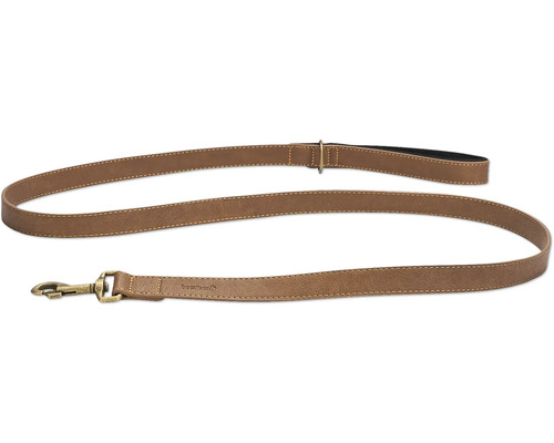 Beeztees Balacron dog leash AX brown 180 x 2.5 cm faux leather