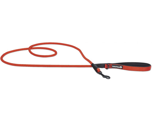 Beeztees Premium Parinca round red leash, 180 x 1 cm, length adjustable, nylon