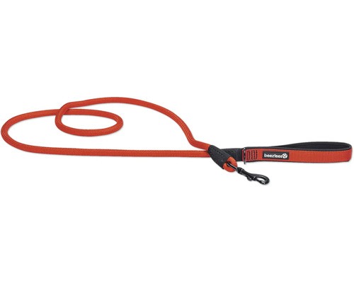 Beeztees Premium Parinca round red leash, 180 x 1.2 cm, length adjustable, nylon