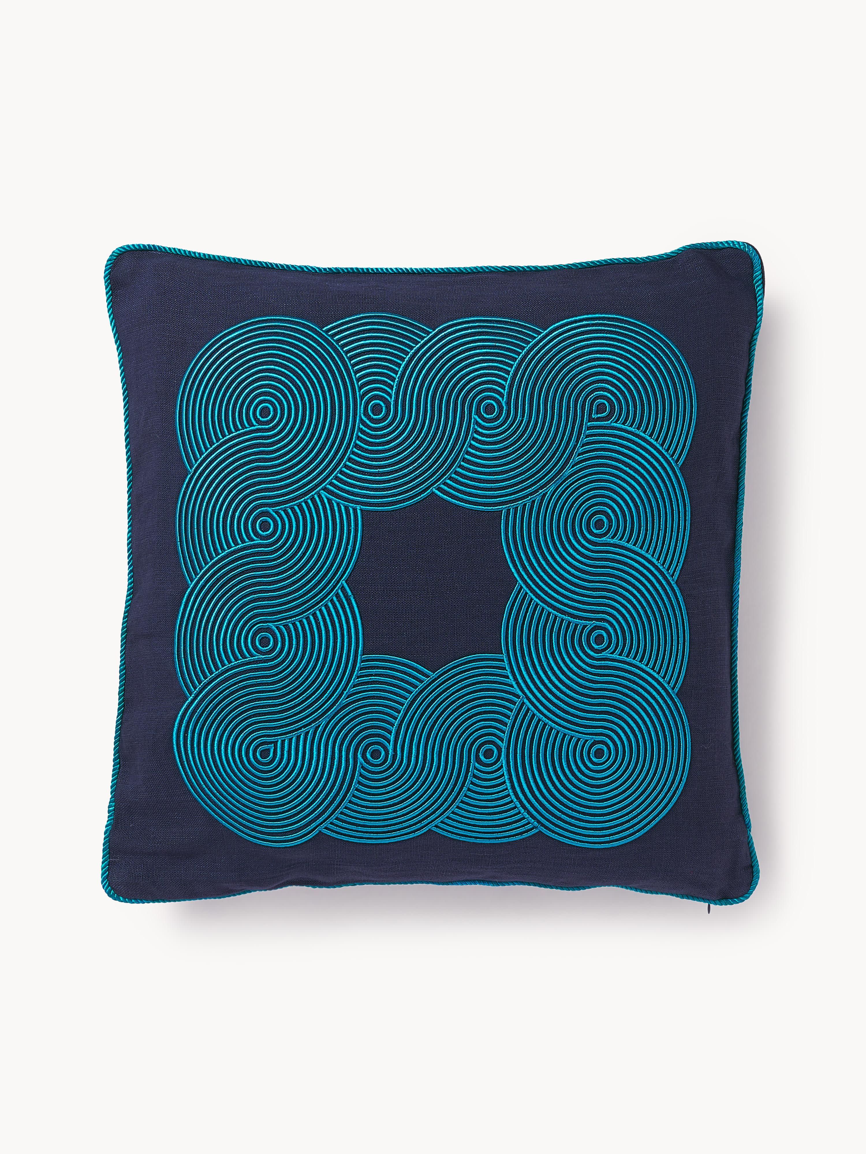 Jonathan Adler Linen decorative cushion Pompidou