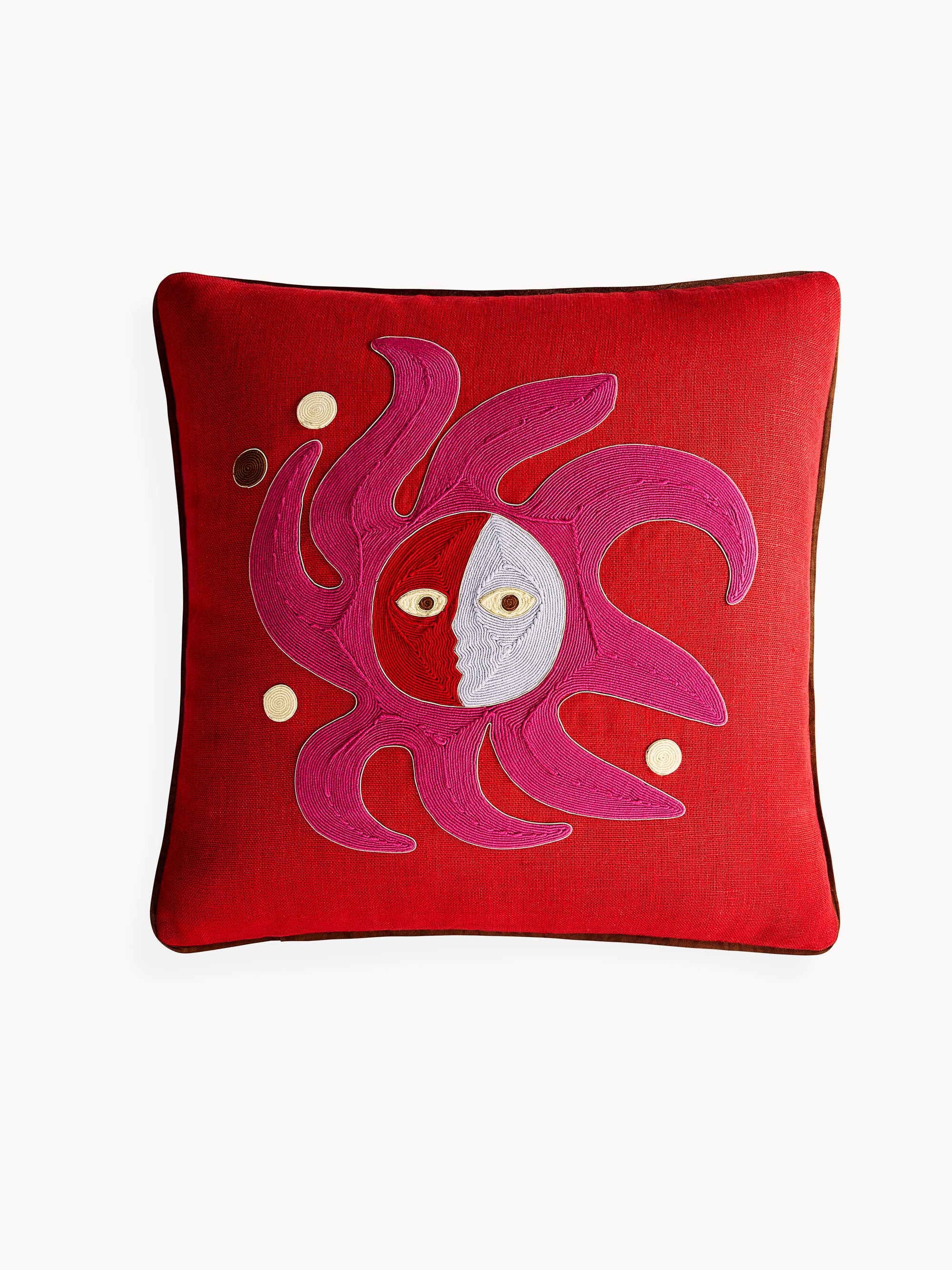 Jonathan Adler Linen cushion Playa