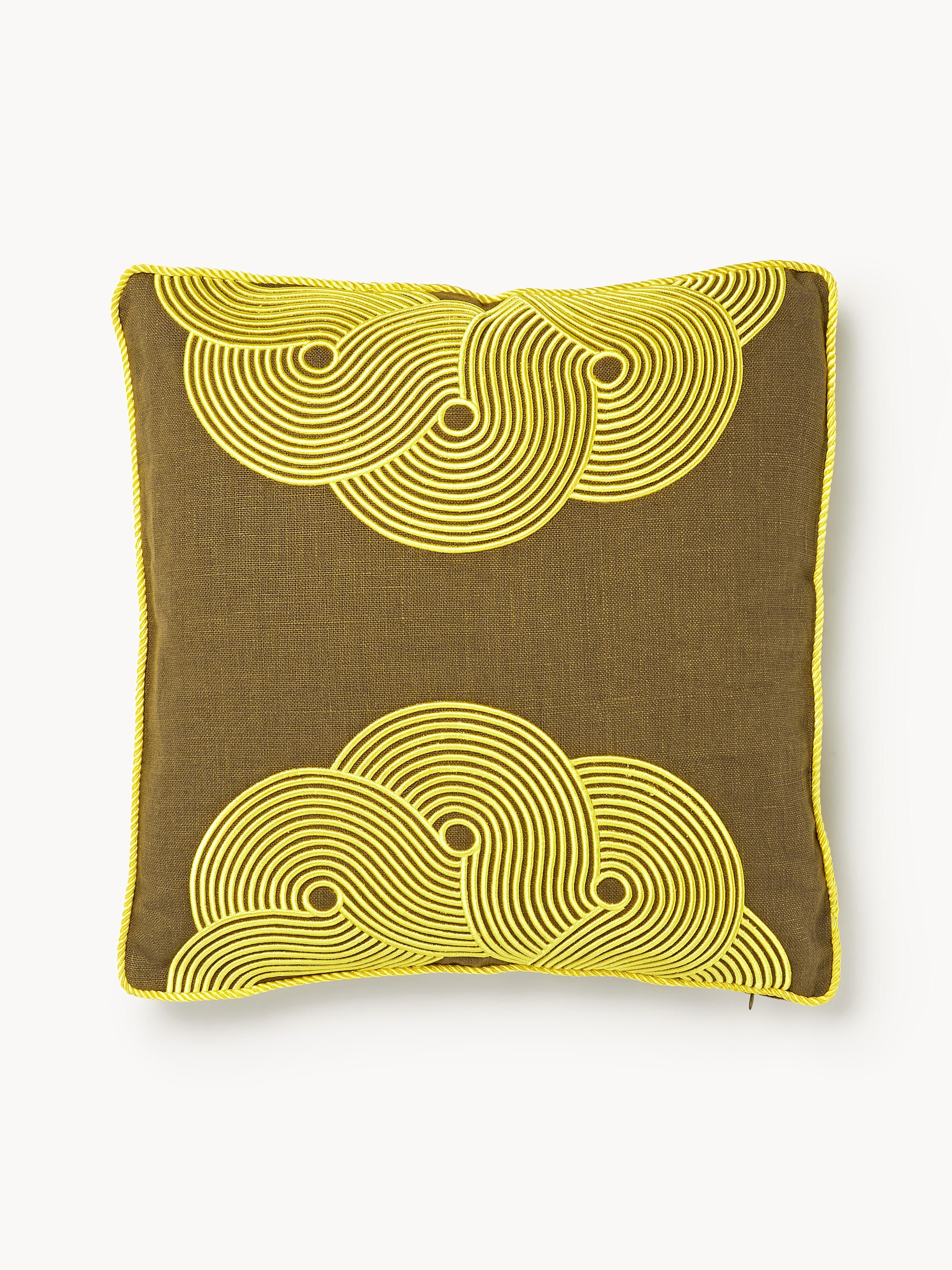 Jonathan Adler Linen cushion Pompidou