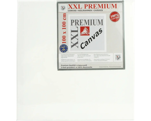 The Wall Canvas for painting, real wood stretcher frame, 100x100 cm