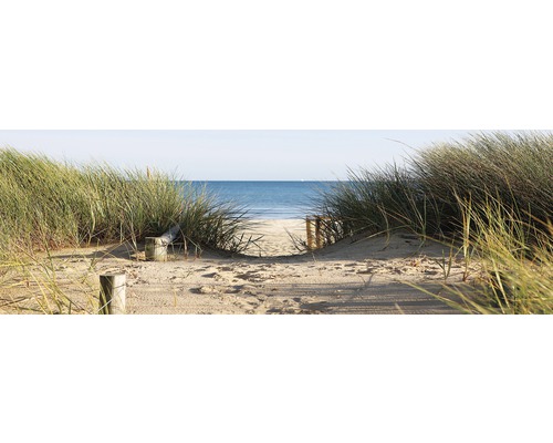 The Wall Canvas picture Sylt in the grass 50x150 cm