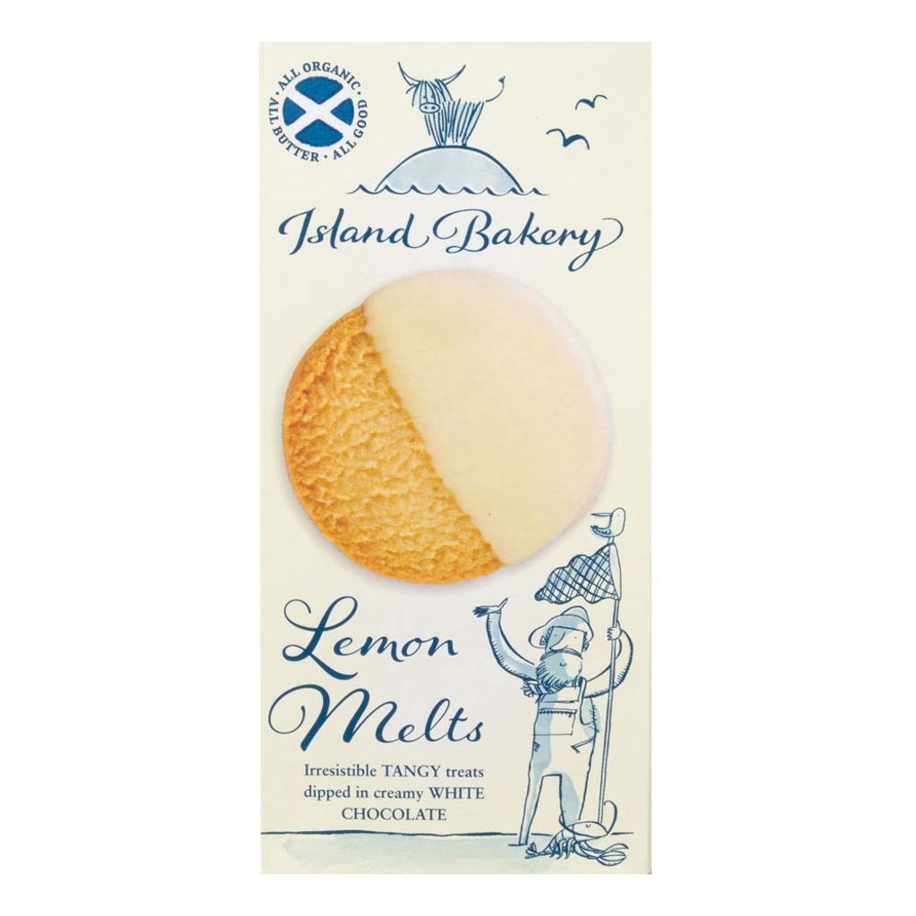 ISLAND BAKERY Lemon Melts - Lemon cookies with white chocolate coating 133g