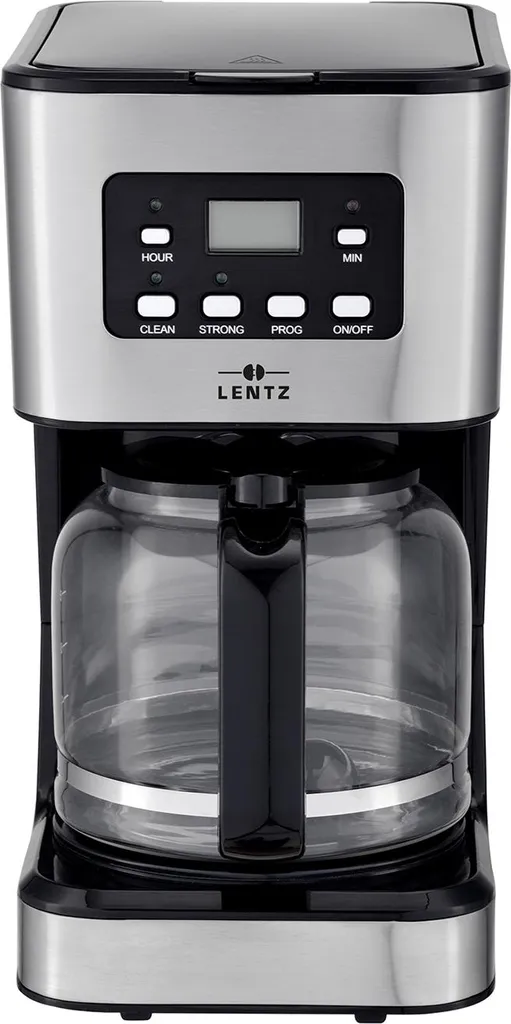 Lentz coffee machine, 1.5L, timer function, reusable filter