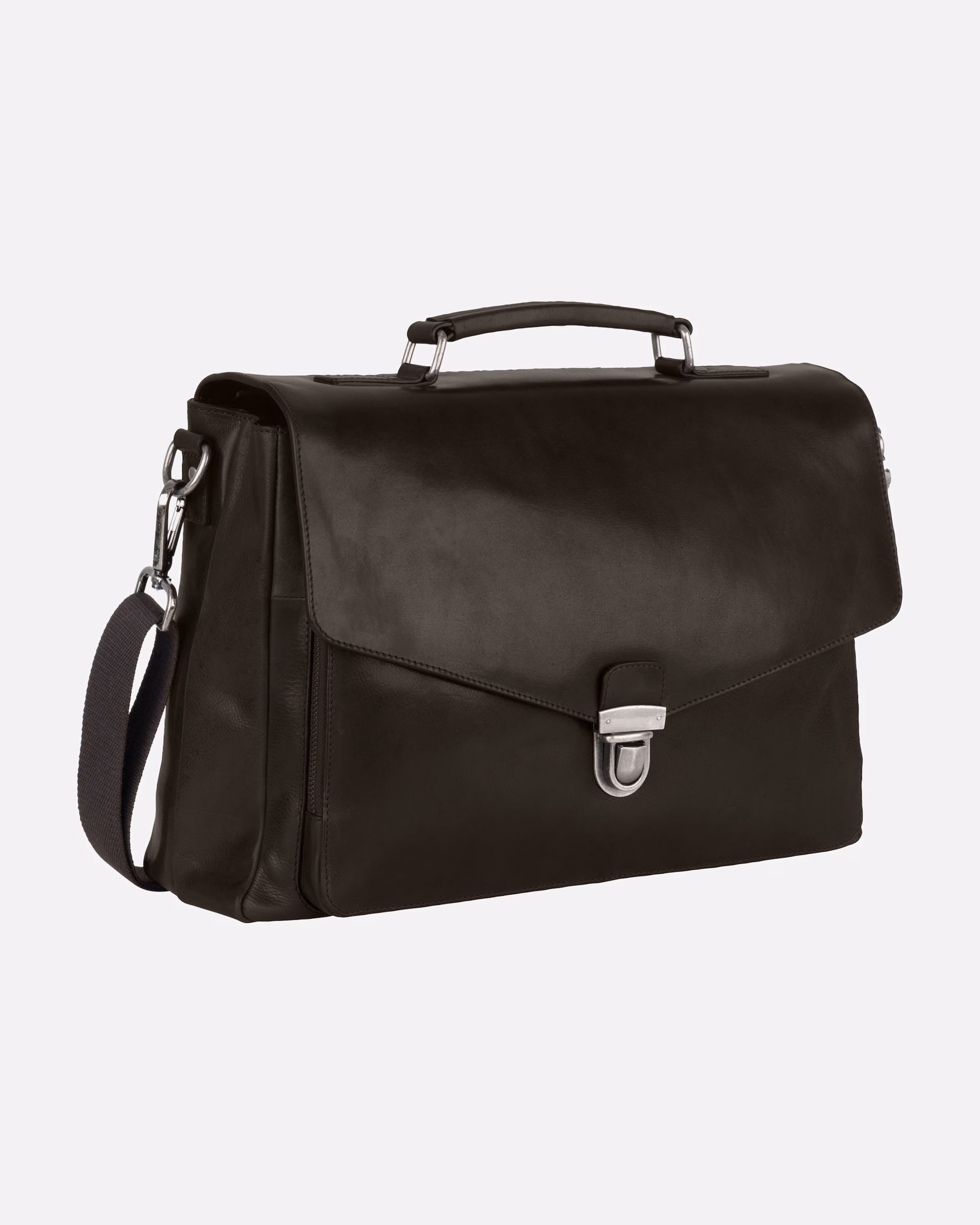 Leonhard Heyden laptop bag Roma briefcase leather 40 cm laptop compartment Roma Aktentasche Leder 40 cm Laptopfach