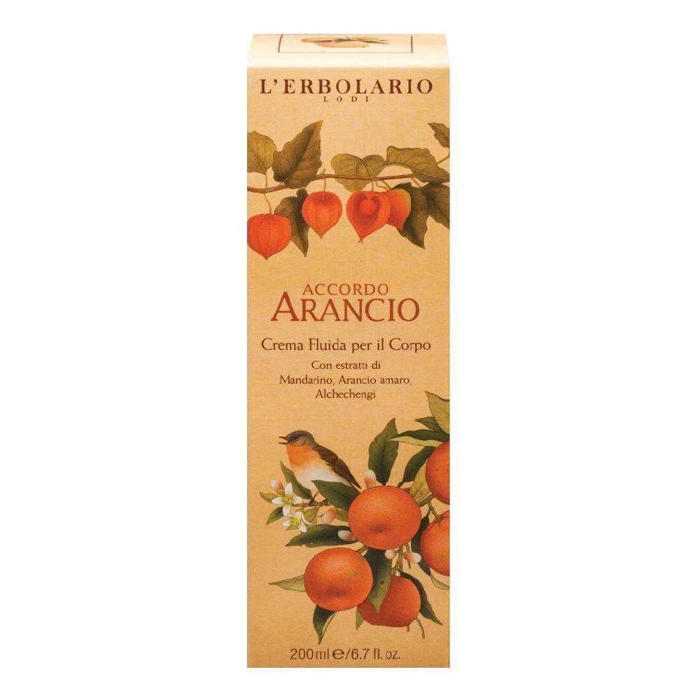LErbolario ACCORDO ARANCIO body lotion 200 ml