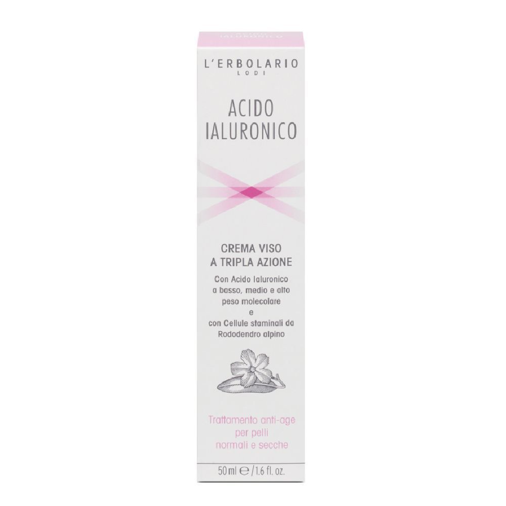 Lerbolario HYALURONIC ACID Face Cream - normal & dry skin 50 ml