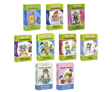 Learning game package “Simple Sentences and Prepositions”