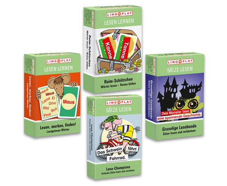 Learning game package “Reading words and sentences”