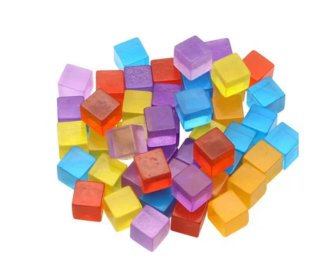 SUNNYSUE Light-up bricks “cube”, 50 pieces 102g