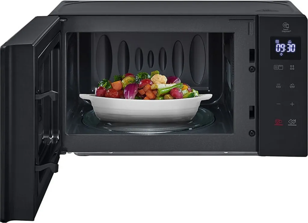 LG Microwave MH6032GAS Black, 20 l, 700 W