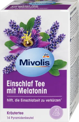 Mivolis Herbal tea sleep tea with melatonin (14 bags), 28.84 g