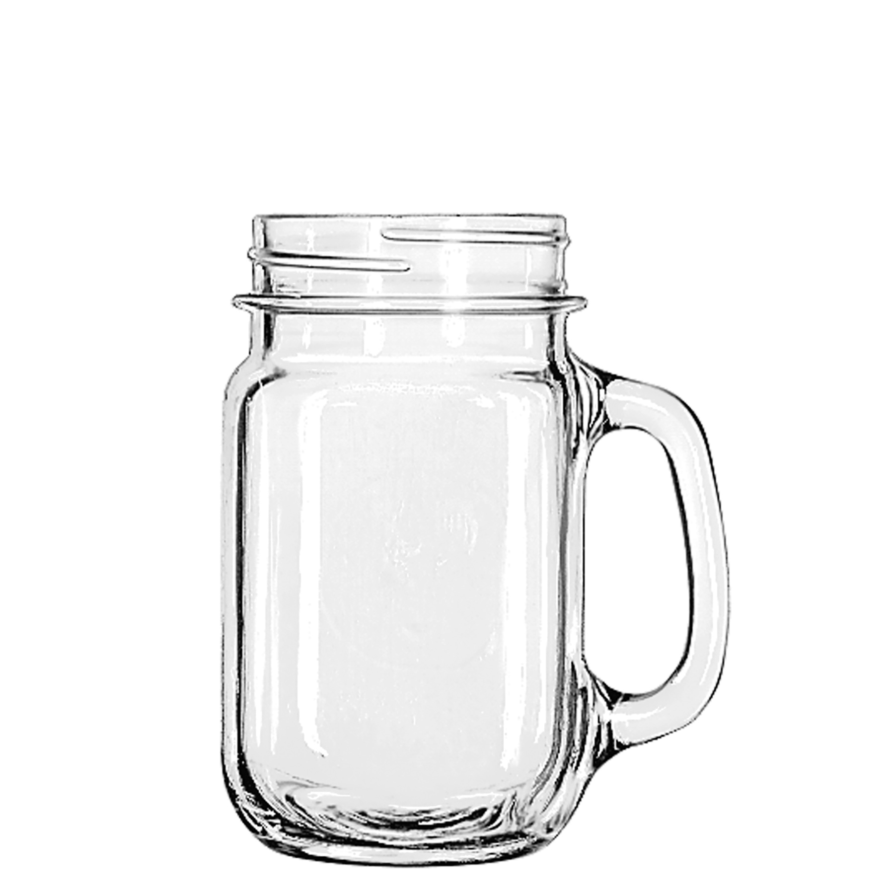Libbey, Drinking Jar - Bockbecher with Hkl. 48.8 cl, contents: 488 ml, D: 9 cm, H: 13.5 cm