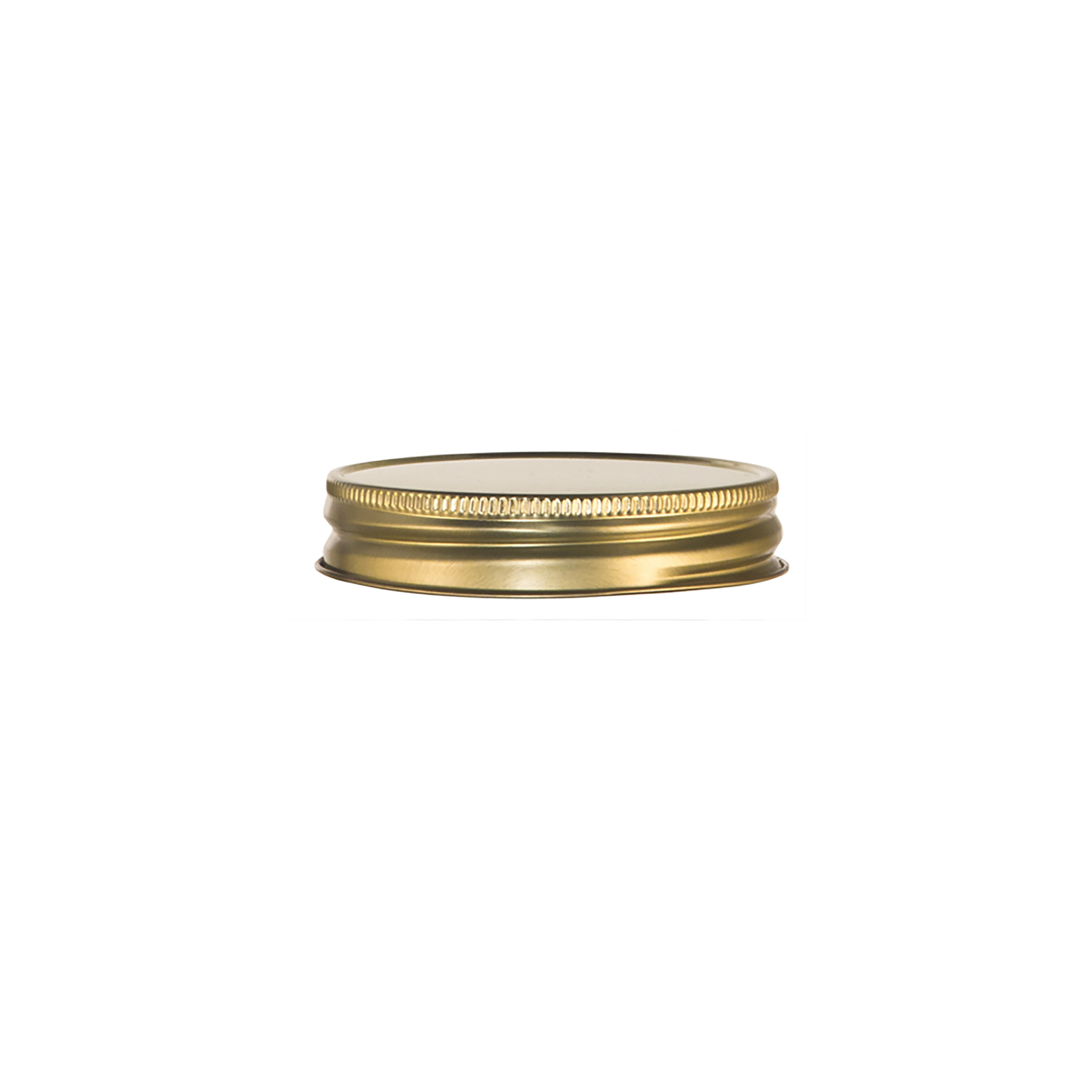 Libbey Drinking Jar Lid, gold-colored, D: 7.5 cm, H: 1 cm