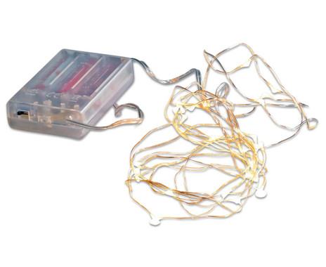 String lights with 30 micro LEDs for indoor use