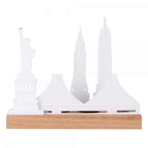 Light object city silhouette New York by Räder Design