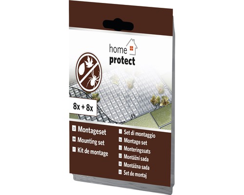 Light shaft grille mounting set home protect natural 16 pieces.
