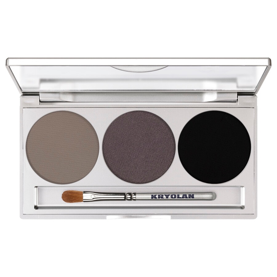 Kryolan Eye Shadow Smokey Trio, Smokey Grey