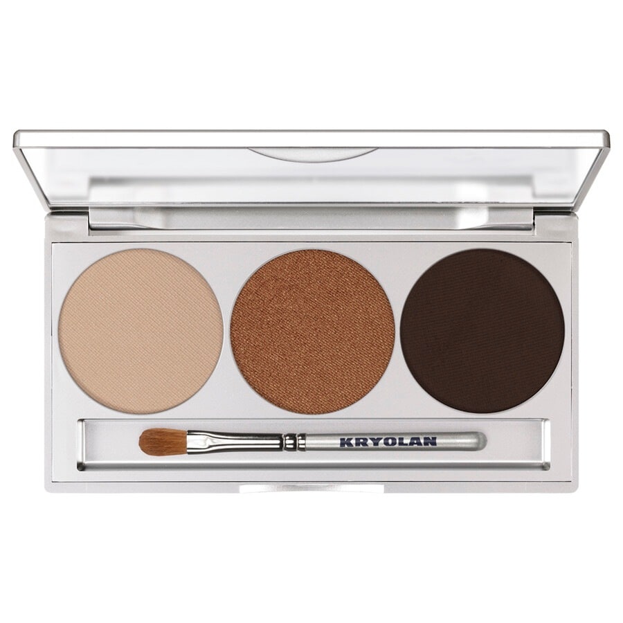Kryolan Eye Shadow Smokey Trio, Smokey Beige