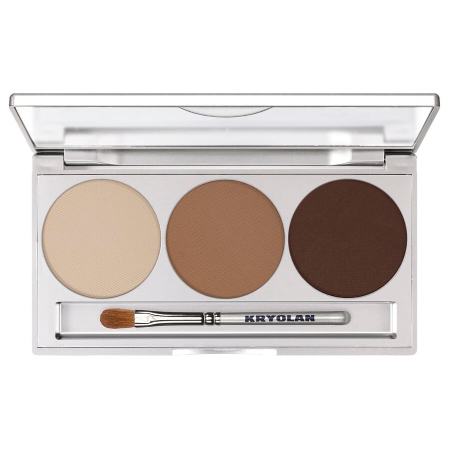 Kryolan Eye Shadow Smokey Trio, Smokey Nude