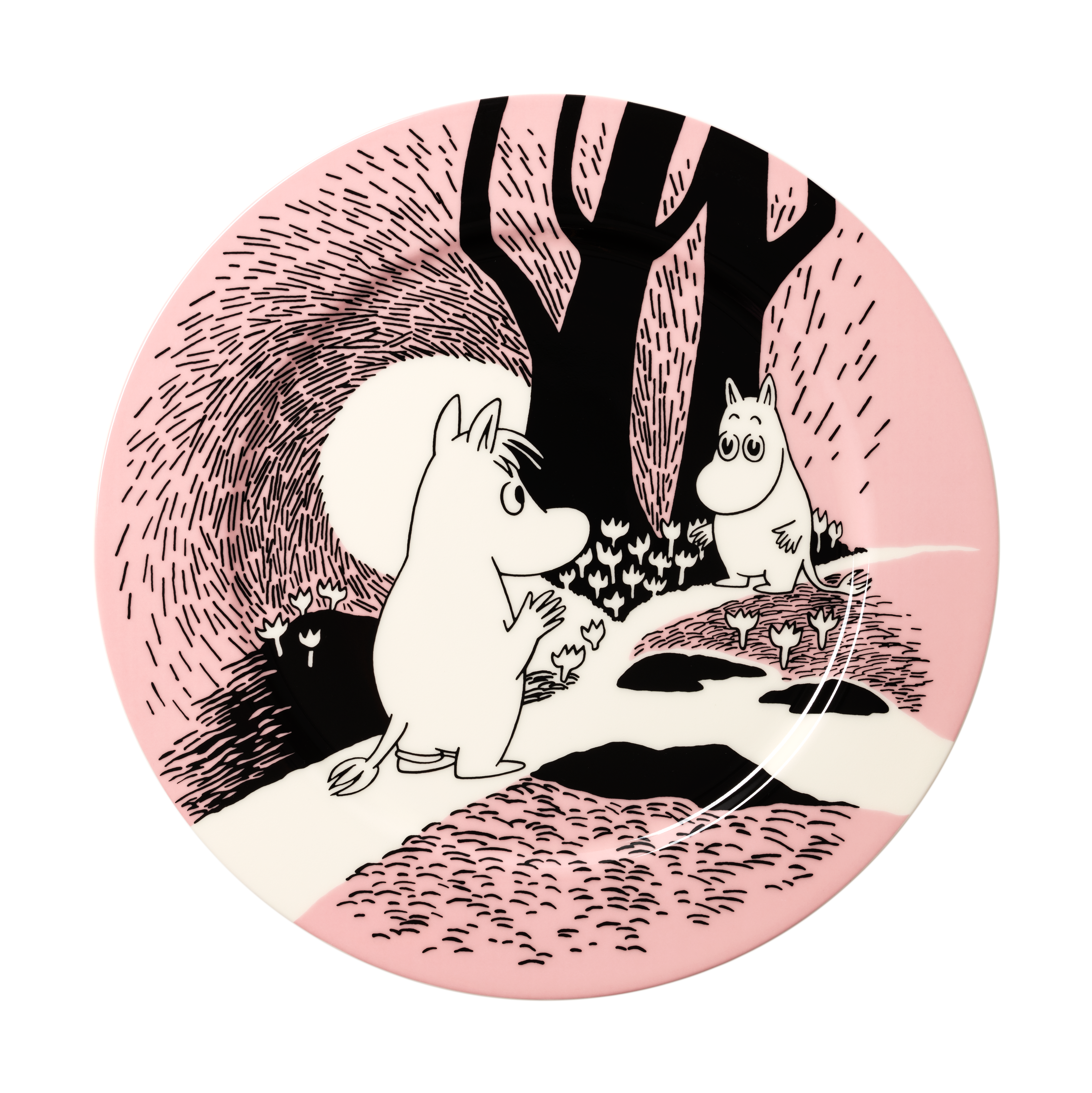 Dear Moomin 30 Years Serving Plate