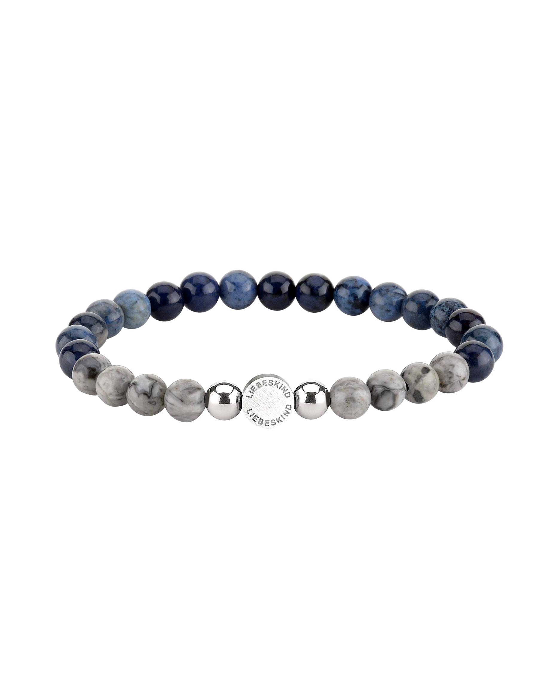 Liebeskind bracelet bracelet stone, stainless steel, stainless steel blau, silber