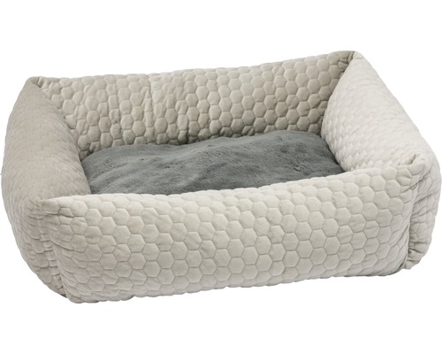 Karlie Velvet lounger bed 45 x 45 x 23 cm beige