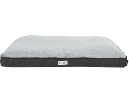 Scruffs Harvard Memory Foam XL Dog Mattress, Dog Cushion, 120 x 75 cm, Orthopedic Cushion for Relaxing Lying, Grey