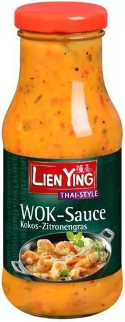 Rila Lien Ying Wok Sauce Coconut Lemongrass, 240ml