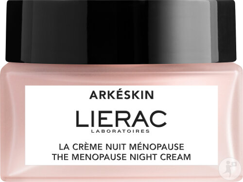 Lierac Arkéskin night cream menopause jar 50ml