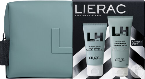 Lierac Homme Christmas Set: Energising Hydrating Gel 50ml + Shower Gel 200ml