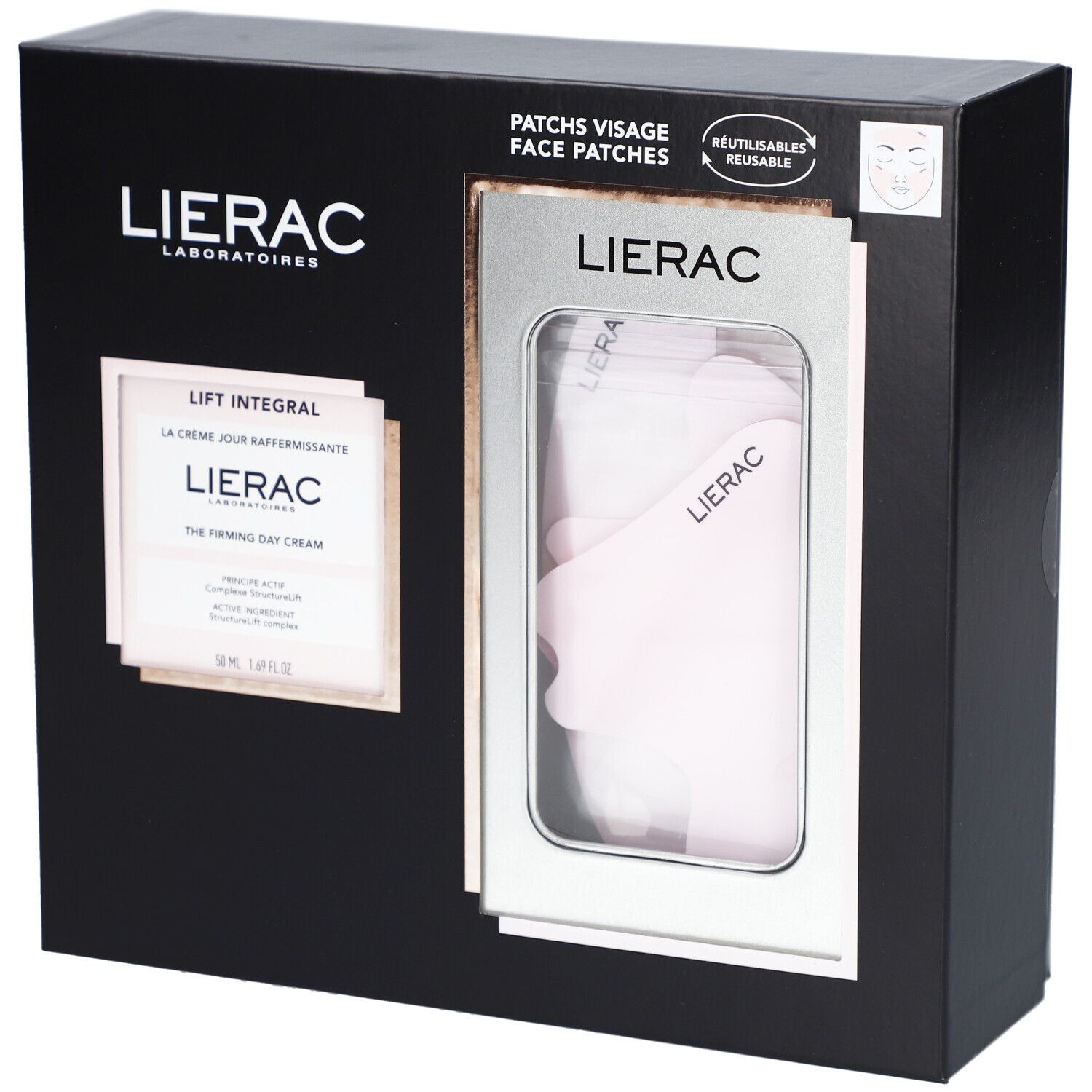 LIERAC Lift Integral Set Firming Day Cream + Reusable Face Patches 1 St
